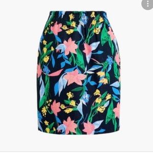 NWT J. Crew Factory Floral Skirt - Multicolor